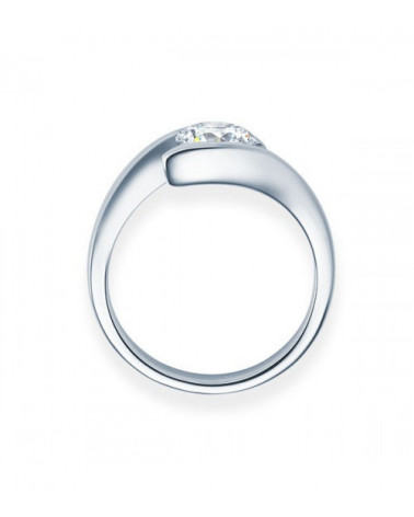 Deneb 0,30 | Oro blanco o Platino - Engagement rings - Anillo de compromiso redondo en platino u oro blanco