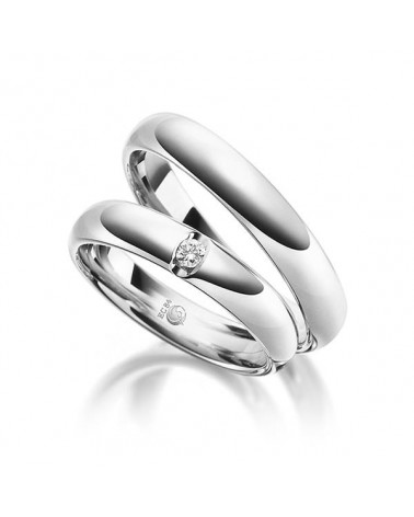 Anillos de matrimonio de Platino diseño especial - Alianzas de boda - 

