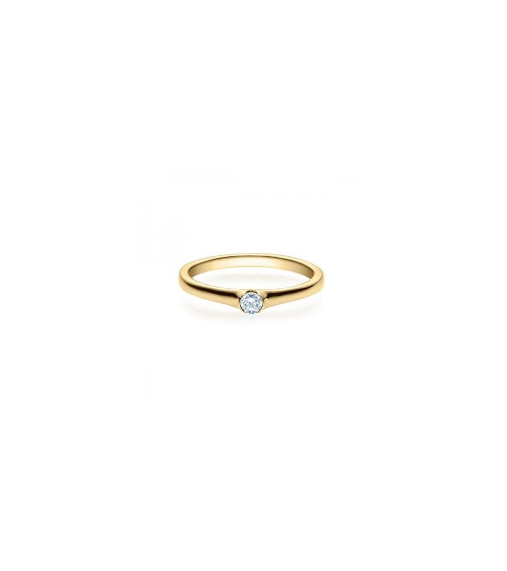 Anillo de oro amarillo best sale con diamante