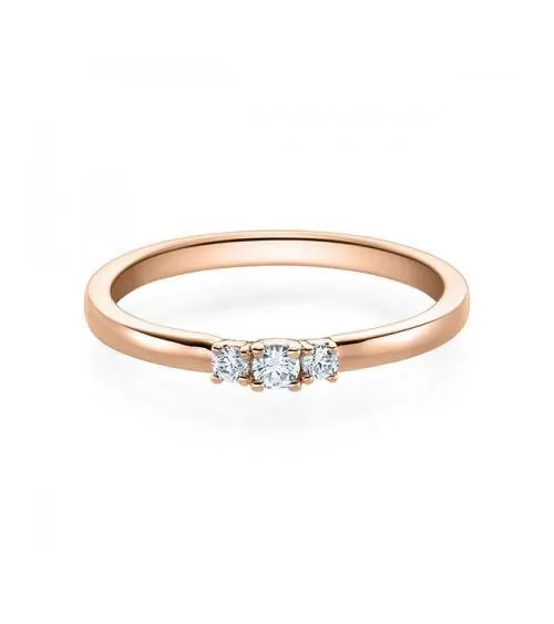 Zaniah 0,11 | Oro rosa - ANILLOS DE COMPROMISO EN ORO ROSA - 