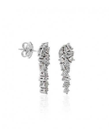 Pendientes Portia 0,51 l Diamantes - Joyeria - Exclusivos pendientes de oro blanco con diamantes