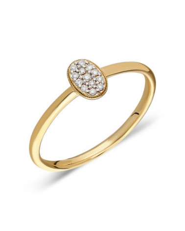 Anillo Columba 0,05 | Diamantes - Joyeria - Anillo de oro con diamantes