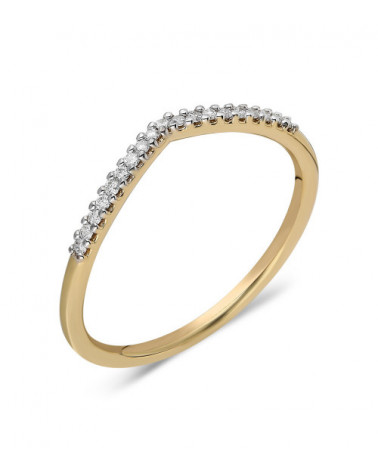 Anillo Ersa 0,09 | Diamantes - Joyeria - Anillo de oro con diamantes