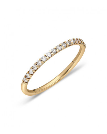 Anillo Lyra 0,22 | Diamantes - Joyeria - Anillo de oro eternity con diamantes