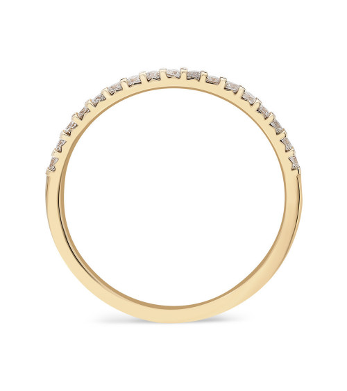 Anillo Lyra 0,22 | Diamantes - Joyeria - Anillo de oro eternity con diamantes