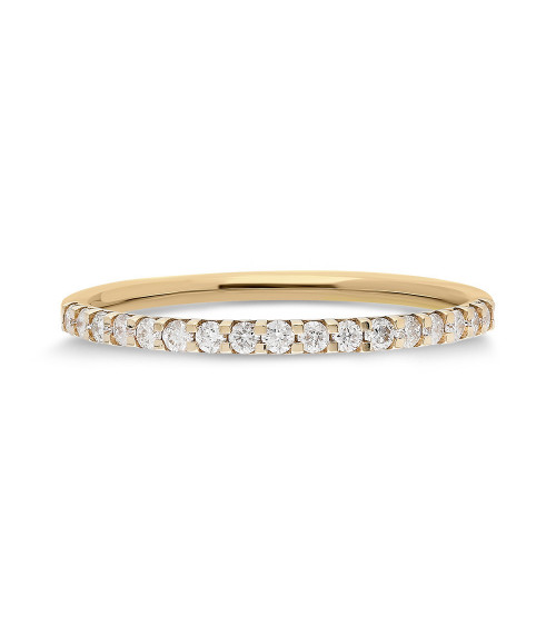 Anillo Lyra 0,22 | Diamantes - Joyeria - Anillo de oro eternity con diamantes