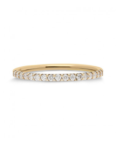 Anillo Lyra 0,22 | Diamantes - Joyeria - Anillo de oro eternity con diamantes