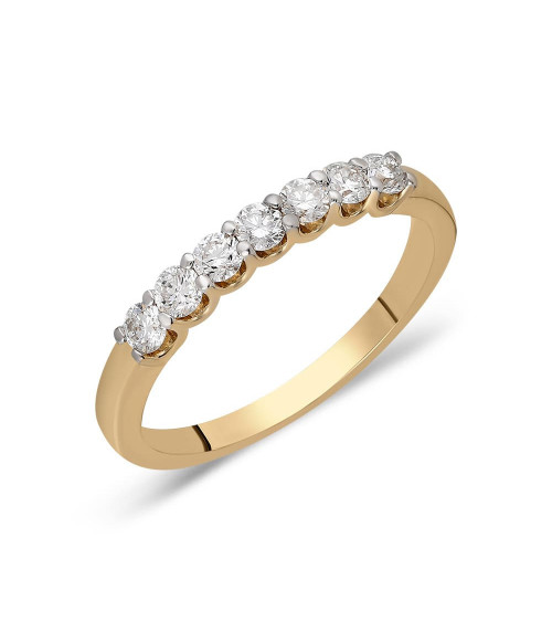 Anillo Tania 0,20 | Diamantes - Joyeria - Anillo de oro eternity con diamantes