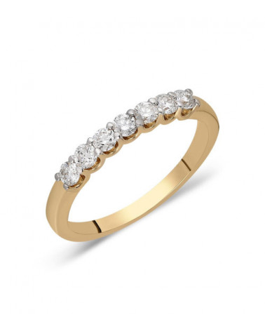 Anillo Tania 0,20 | Diamantes - Joyeria - Anillo de oro eternity con diamantes