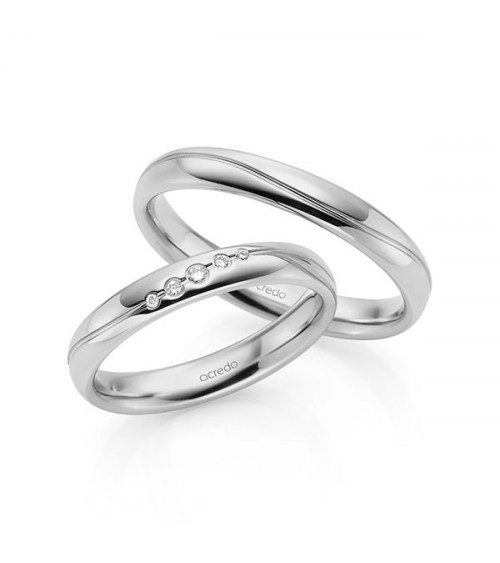 Finos anillos de boda de Platino al mejor precio con certificado.