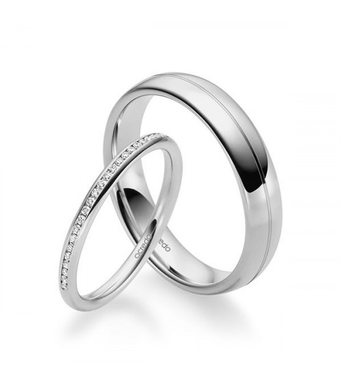 Finos anillos de boda de Platino al mejor precio con certificado.