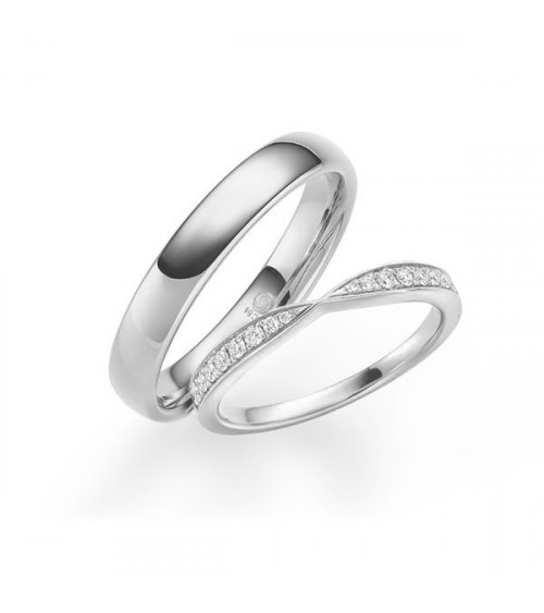 Finos anillos de boda de Platino al mejor precio con certificado.