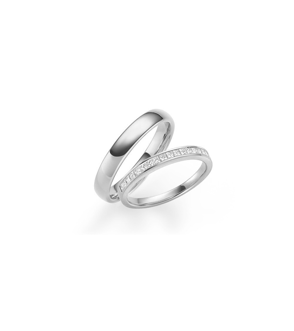 Finos anillos de boda de Platino al mejor precio con certificado.