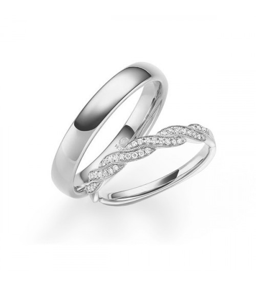 Finos anillos de boda de Platino al mejor precio con certificado.