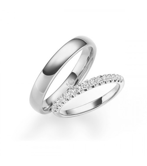 Finos anillos de boda de Platino al mejor precio con certificado.