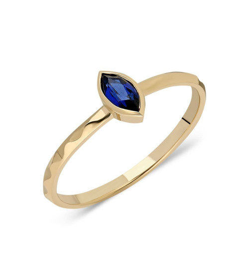 Anillo oro best sale zafiro azul