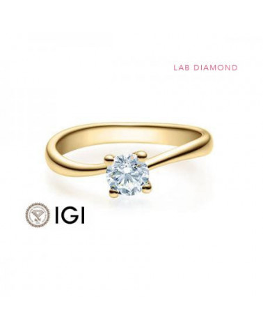 Anillo de compromiso con diamante artificial en Tenerife | Staring