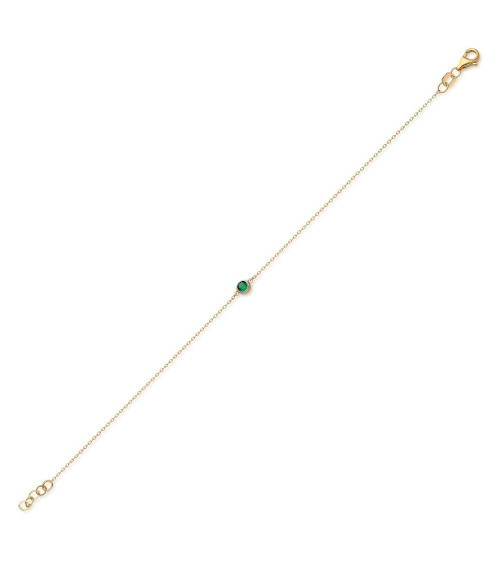 Pulsera Naos Blue 0,20 | Zafiros - Joyeria - Pulsera de oro con un zafiro