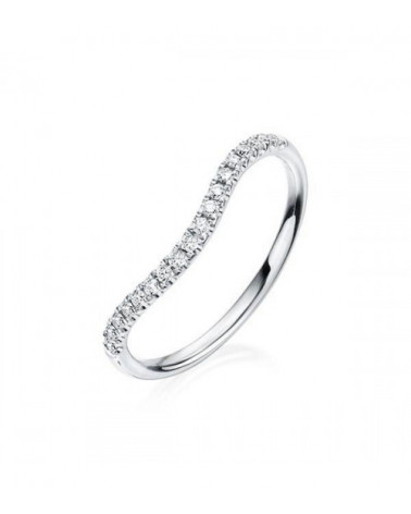 Alianza de boda para combinar con anillo de compromiso oval | Staring