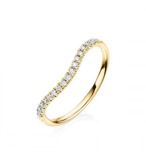 Anillo con diamantes para combinar con anillo de compromiso | Staring