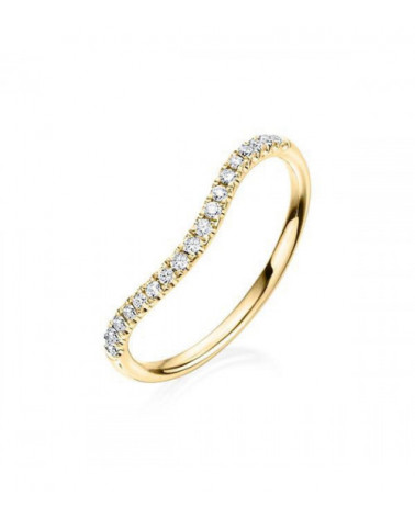 Anillo con diamantes para combinar con anillo de compromiso | Staring