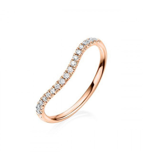 Anillo con diamantes para combinar con anillo de compromiso | Staring