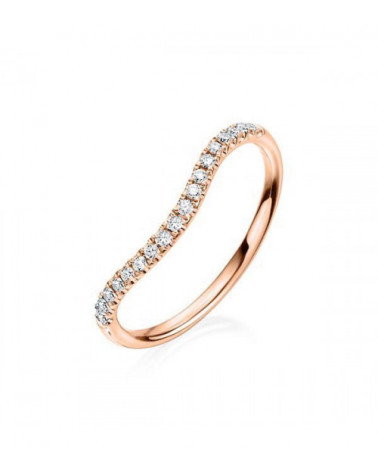 Anillo con diamantes para combinar con anillo de compromiso | Staring