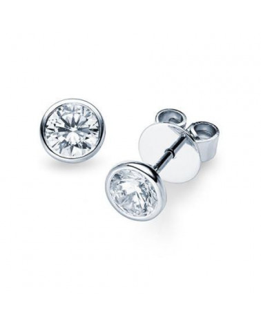 Pendientes Bezel con diamantes de laboratorio en Mallorca | Staring