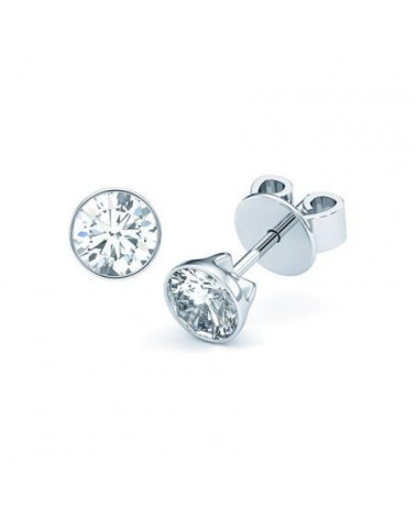 Pendientes Bezel con diamantes de laboratorio en Mallorca I Staring