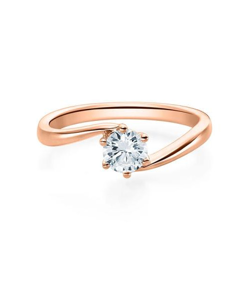 Anillo de compromiso con diamante sintético en Barcelona | Staring