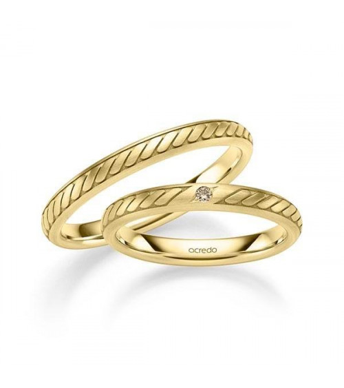 Anillos de boda dorados en oro 14K o 18K  en Pamplona | Staring