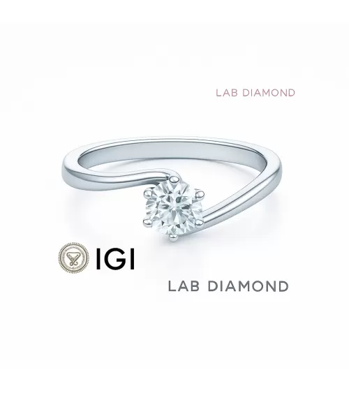 Anillo de pedida con diamante artificial en Tenerife | Staring
