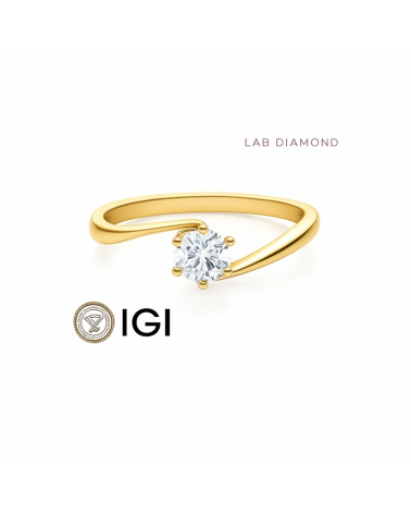 Anillo de pedida con diamante artificial en Tenerife | Staring