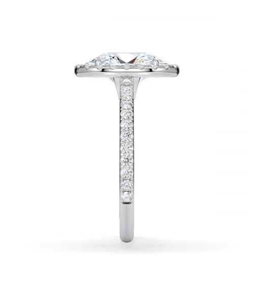 Halo engagement rings with lab-grown diamonds | Staring
