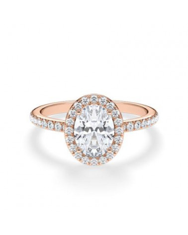 Anillos de pedida combinados con diamantes sintéticos | Staring