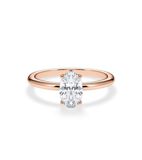 Anillos de compromiso solitarios con diamantes naturales | Staring