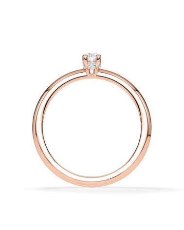Anillos de compromiso solitarios con diamantes naturales | Staring
