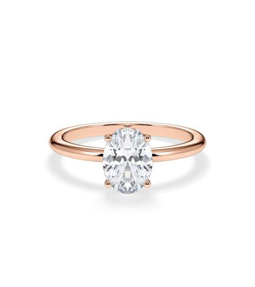 Anillos de compromiso solitarios con diamantes naturales | Staring