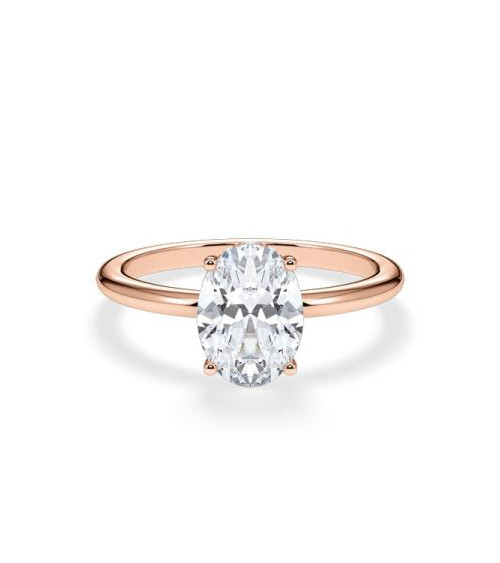 Anillos de compromiso solitarios con diamantes naturales | Staring