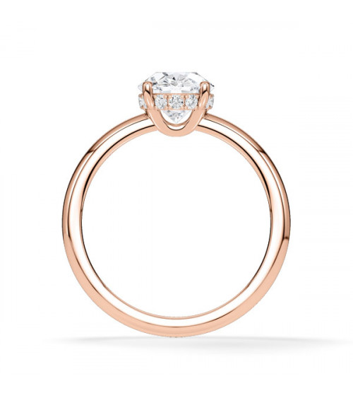 Anillos de compromiso solitarios con diamantes naturales | Staring