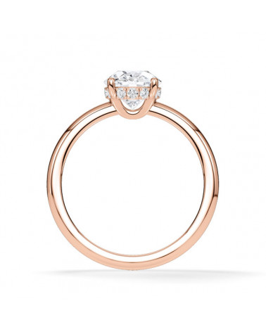 Anillos de compromiso solitarios con diamantes naturales | Staring