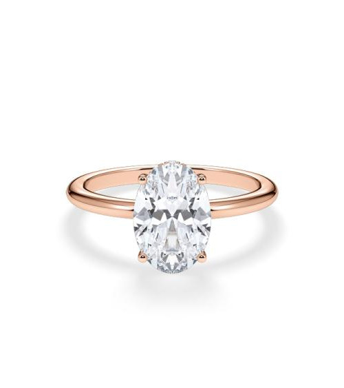 Anillos de compromiso solitarios con diamantes naturales | Staring