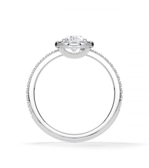 Halo engagement rings with natural diamonds | Staring