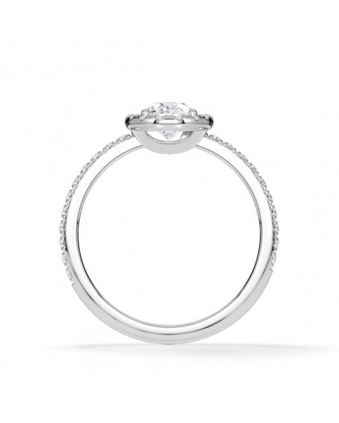 Halo engagement rings with natural diamonds | Staring